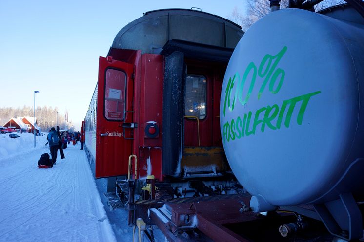 Fossilfri resa till fjällen