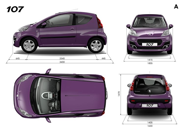 Nya Peugeot 107