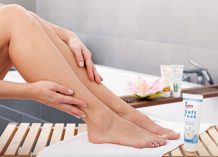 GEHWOL FUSSKRAFT Soft Feet Lotion: Erfrischende Pflege für seidenglatte Beine