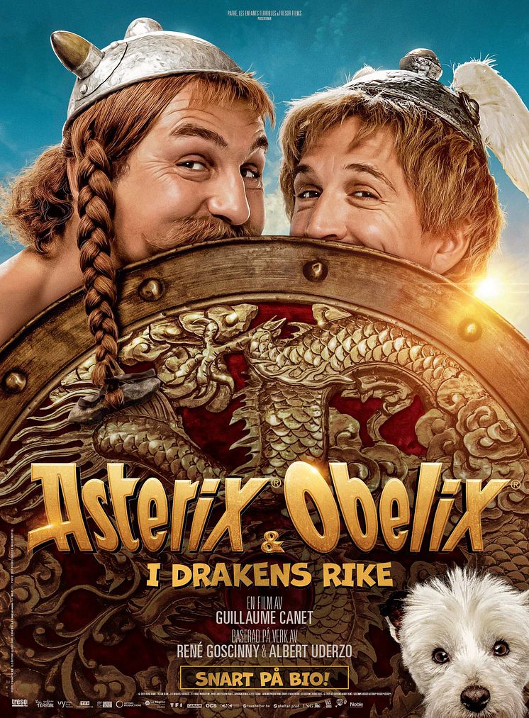 Poster Asterix I Drakens Rike