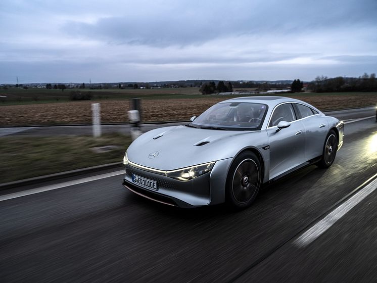 Mercedes-Benz VISION EQXX slog rekord i energieffektivitet