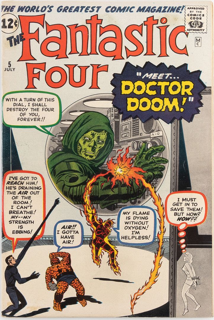 "Fantastic Four" nr 5, 1962