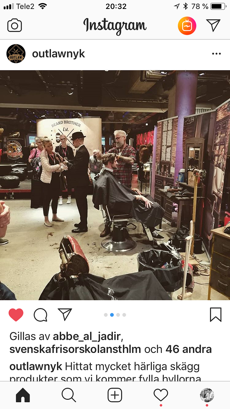 Swedish Barber Expo och World Beard Day i sociala medier