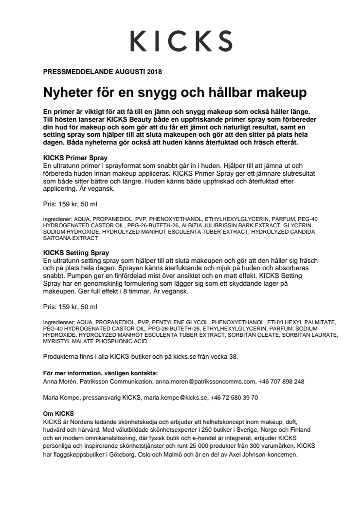 Nyheter för en snygg och hållbar makeup 