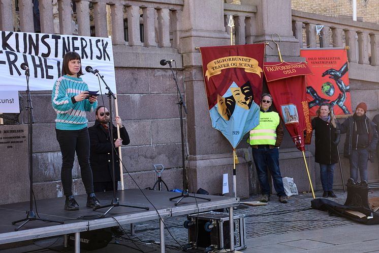 Forsvar kunstnerisk ytringsfrihet – solidaritet med kunstnerne