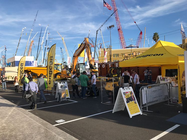 Suksess for Engcon på Conexpo i Las Vegas