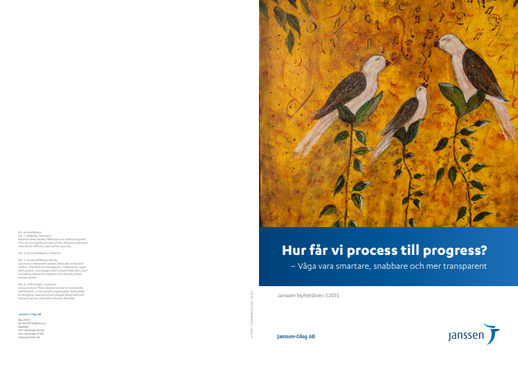 Nyhetsbrev 3:Hur får vi process till progress? – Våga vara smartare, snabbare och mer transparent