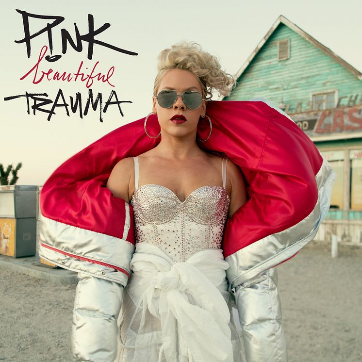 P!NK - "Beautiful Trauma" albumomslag