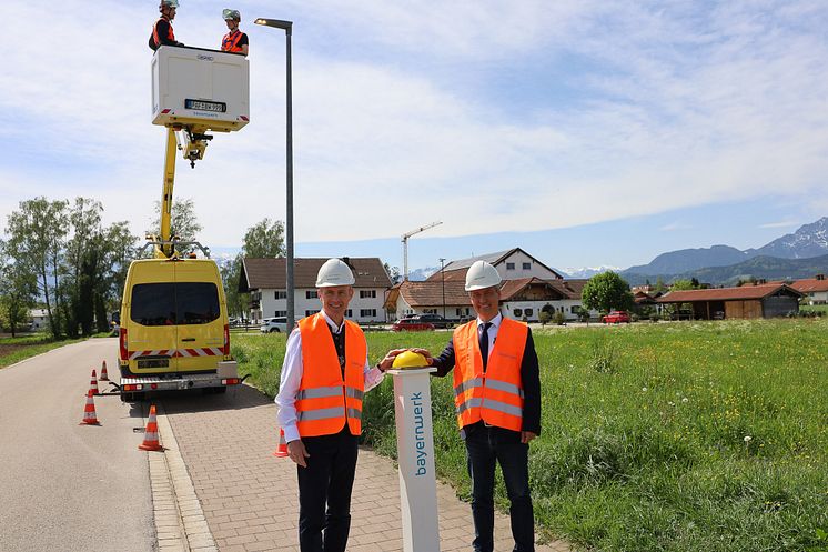 Inbetriebnahme der 500.000. LED-Leuchte