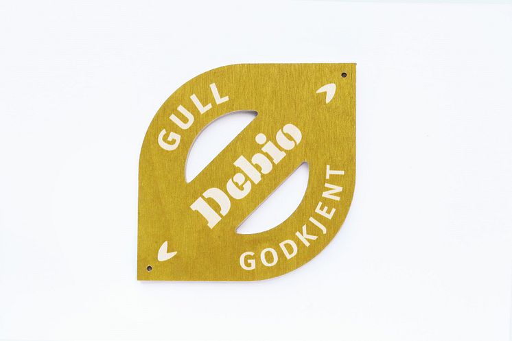 Veggskilt-gull