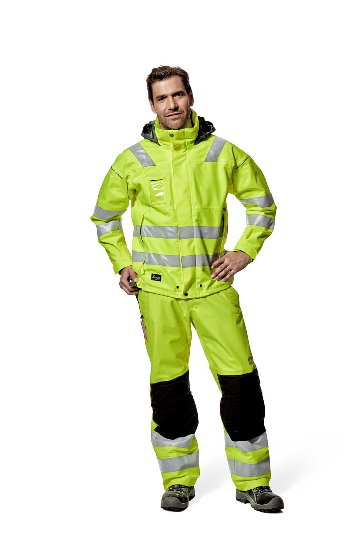 1683 High-Vis GORE-TEX® Skalljakke, Klasse 3 