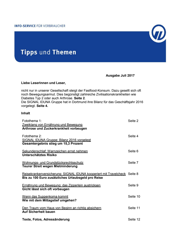 Tipps und Themen 7-2017