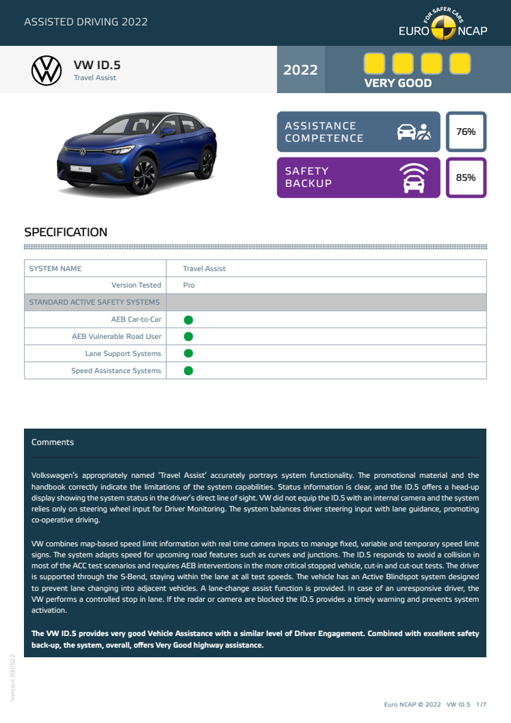 Euro NCAP-Assisted Driving 2022-VW ID_5-Datasheet.pdf