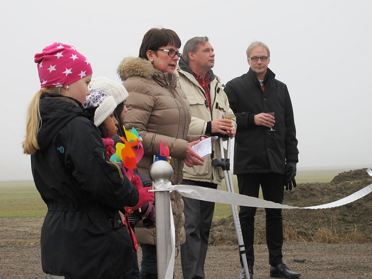 Invigning, Ingelsträde vindkraftverk 140219