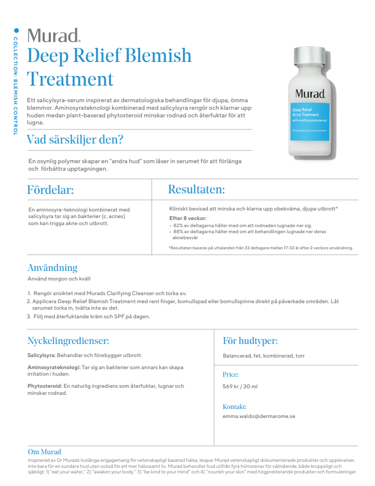 Pressrelease - Deep Relief Blemish Treatment.pdf