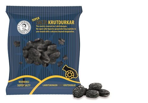 Lakritskungens Salta Krutdurkar 100 g