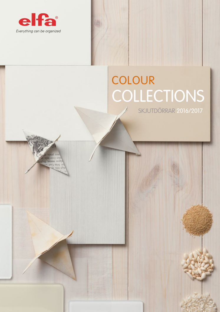 Elfa Colour Collections, skjutdörrar 2016/2017
