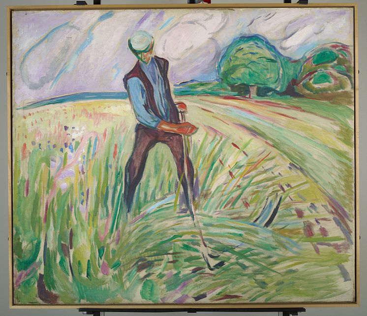 Edvard Munch: Slåttekar / The Haymaker (1917)