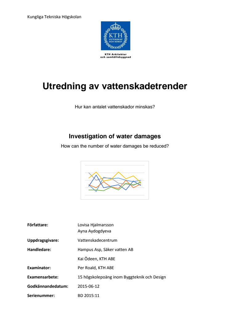 Examensarbete Vattenskadetrender