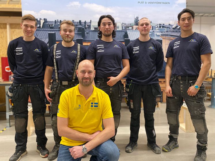 Lagbild från uttagningstävlingen till EuroSkills 2023.