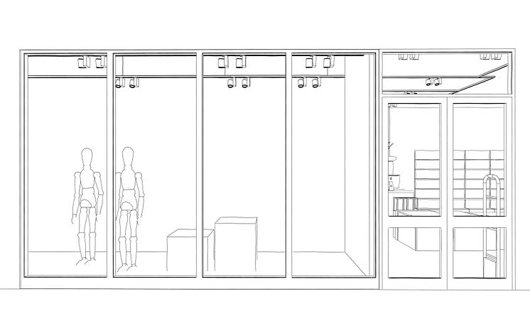 Fagerhult e-Sense Customised Retail Window