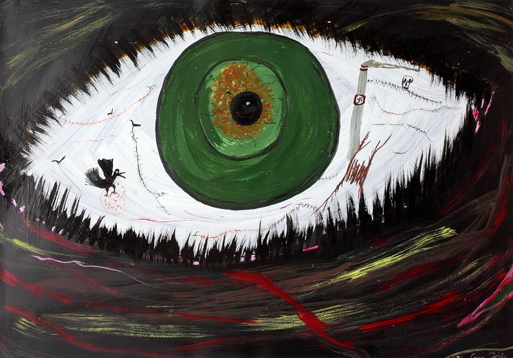Ceija Stojka. Utan titel, 1995. Collection Antoine de Galbert, Paris.