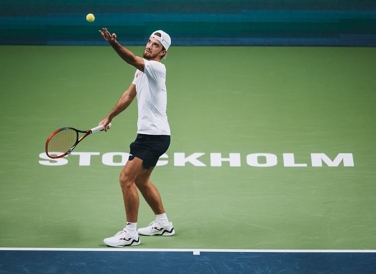 Tomas Machac at the BNP Paribas Nordic Open 2023