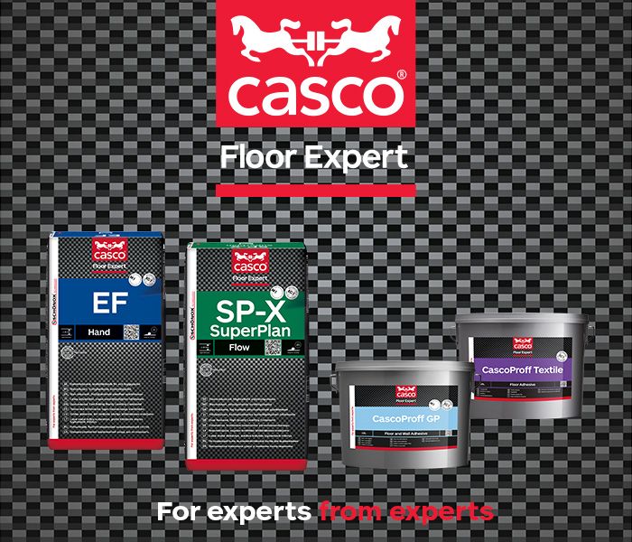 Casco Floor Expert - ett skräddarsytt sortiment för enklare golvläggning