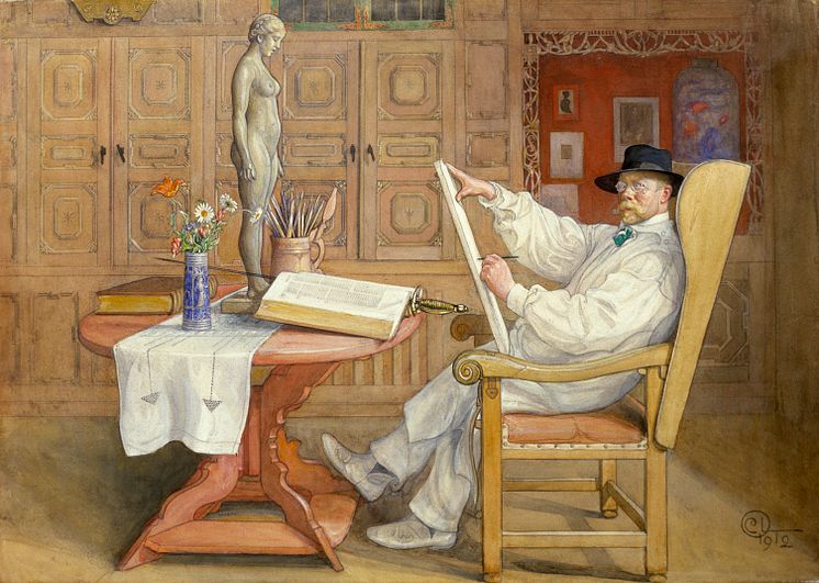 Carl Larsson, Självporträtt 