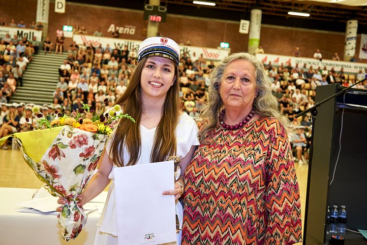 Årets student blev Marlene Roed Nielsen, der fik overrakt Houmedeprisen. 