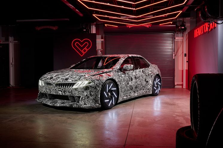 Konceptbilen BMW Vision Driving Experience. med Heart of Joy
