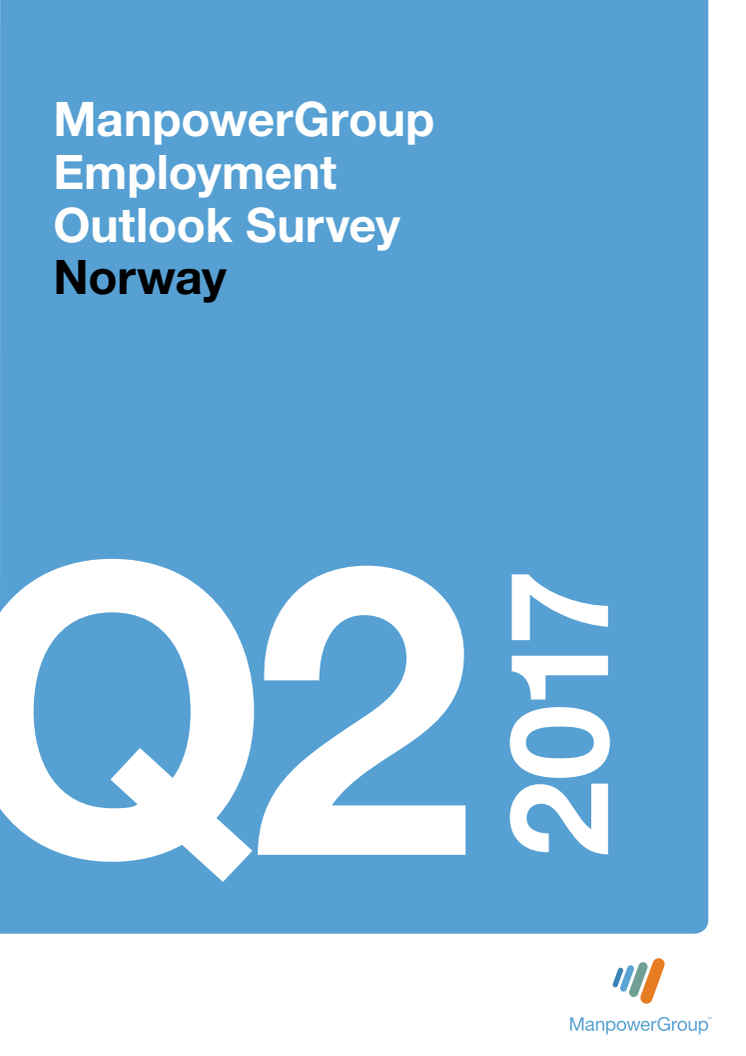 ManpowerGroup Employment Outlook Survey Norway, Q2 2017