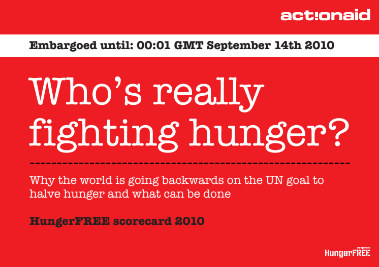Who’s Really Fighting Hunger?  - rapport från ActionAid Intl.