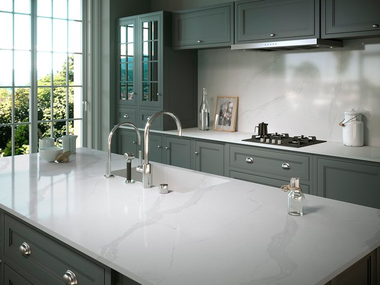 Silestone® Classic Calacatta _countertops_backsplash_2