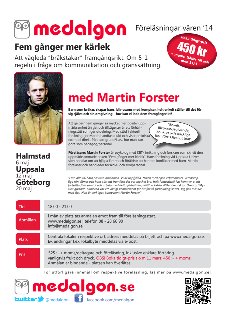 Fem gånger mer kärlek med Martin Forster