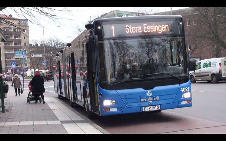 Keolis buss i Stockholm