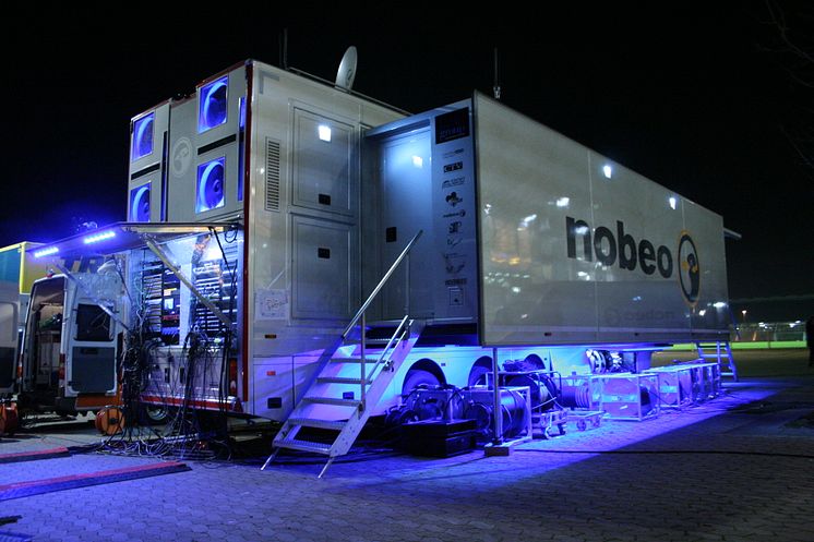 Nobeo 1, a state-of-the-art outside-broadcast (OB) truck owned by specialist in OB and post-production, Nobeo GmbH