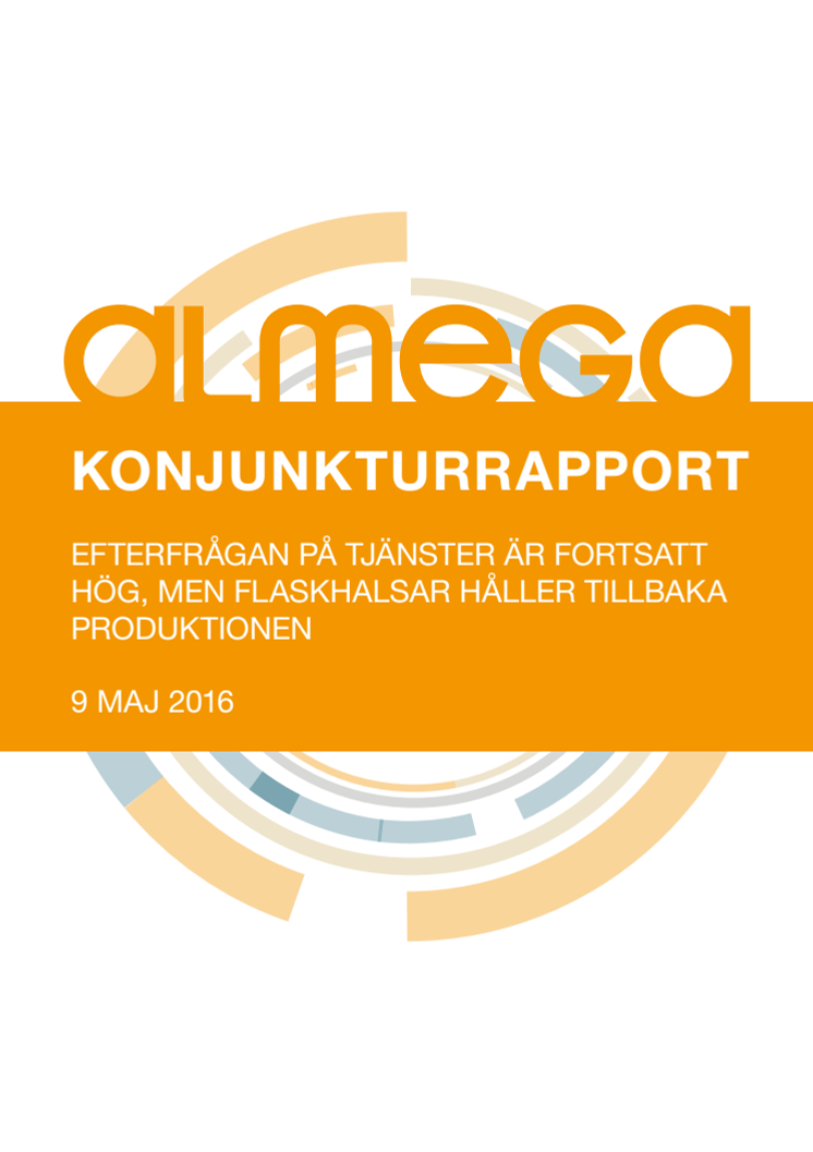 Almegas Konjunkturrapport maj 2016 kortversion