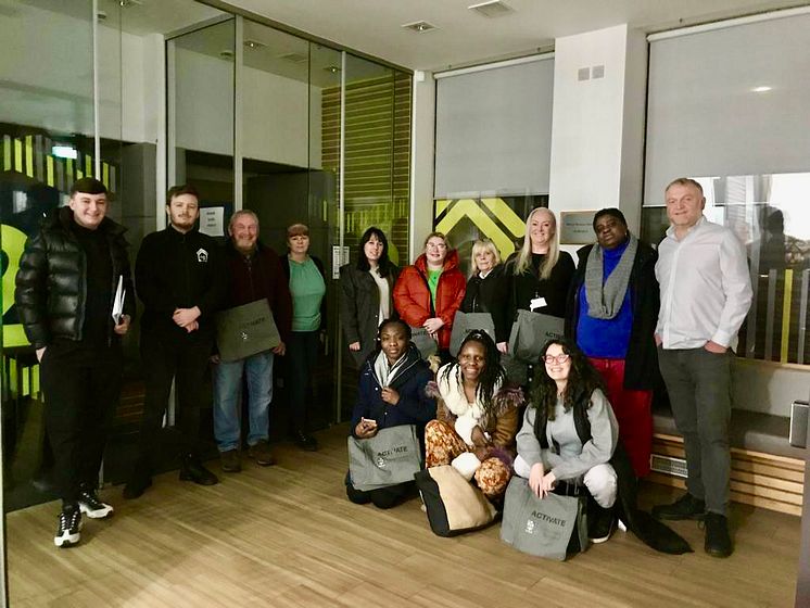 Activate graduates gather in Saracen House