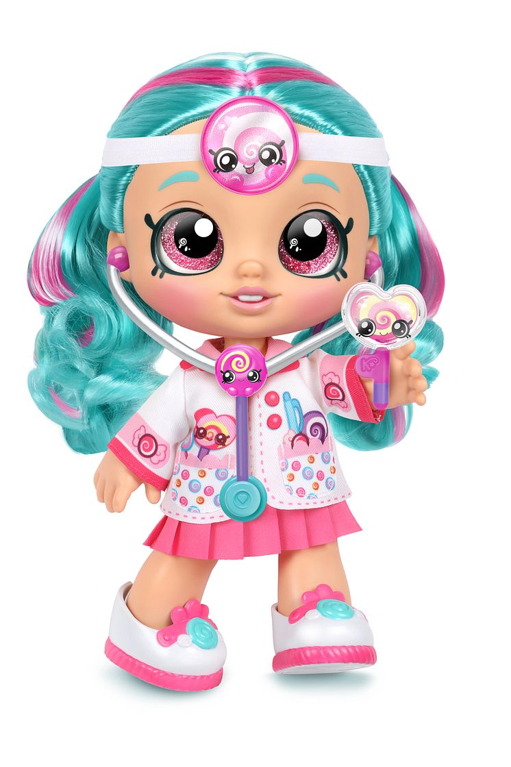 Moose Toys - CINDY POPS_Pose 2_Doll with Stethoscope and Lollipop