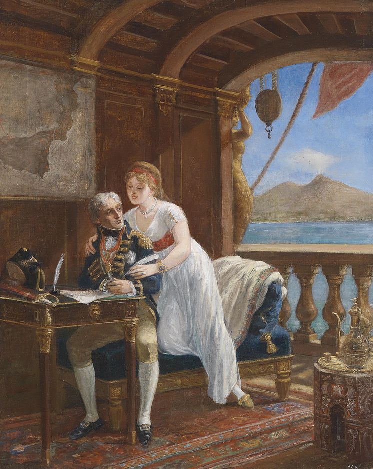 Lord Nelson och Lady Hamilton