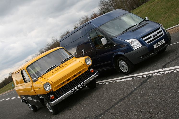 Ford Transit juhlii 50-vuotista taivaltaan