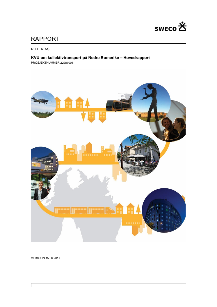 KVU om kollektivtransport på Nedre Romerike – Hovedrapport