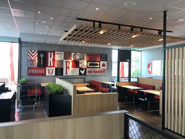 KFC - Lund interiör