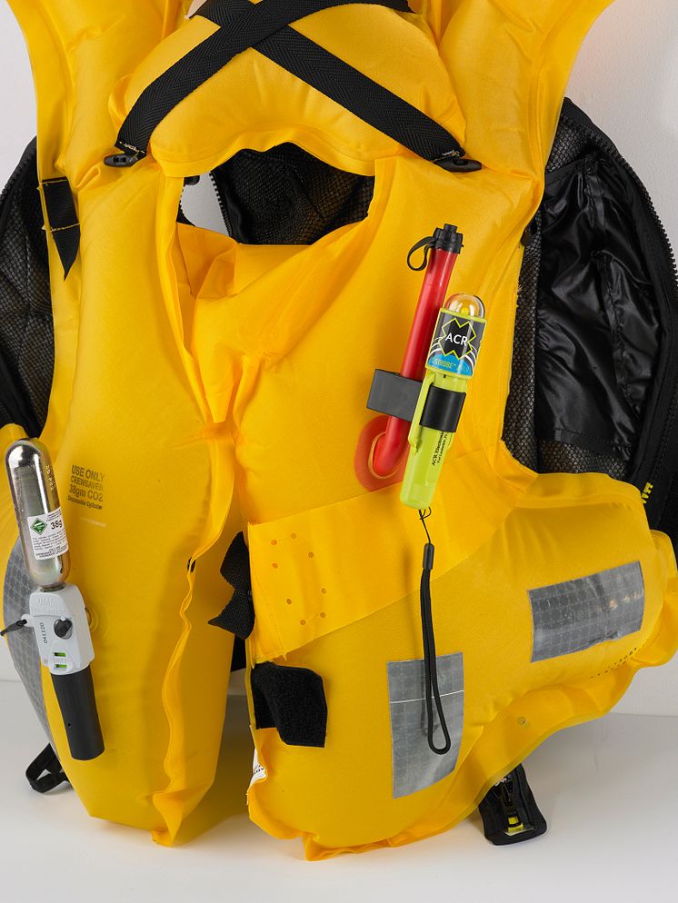 Hi-res image - ACR Electronics - C-Strobe on a life jacket