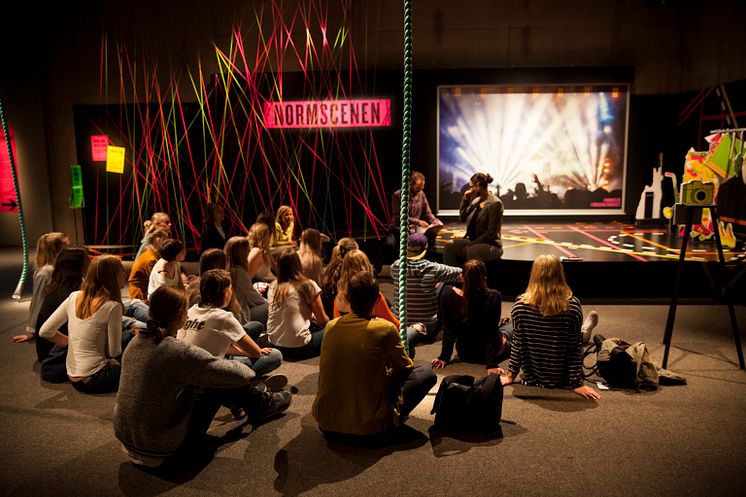 Playground - pedagogisk undervisning i utställningen