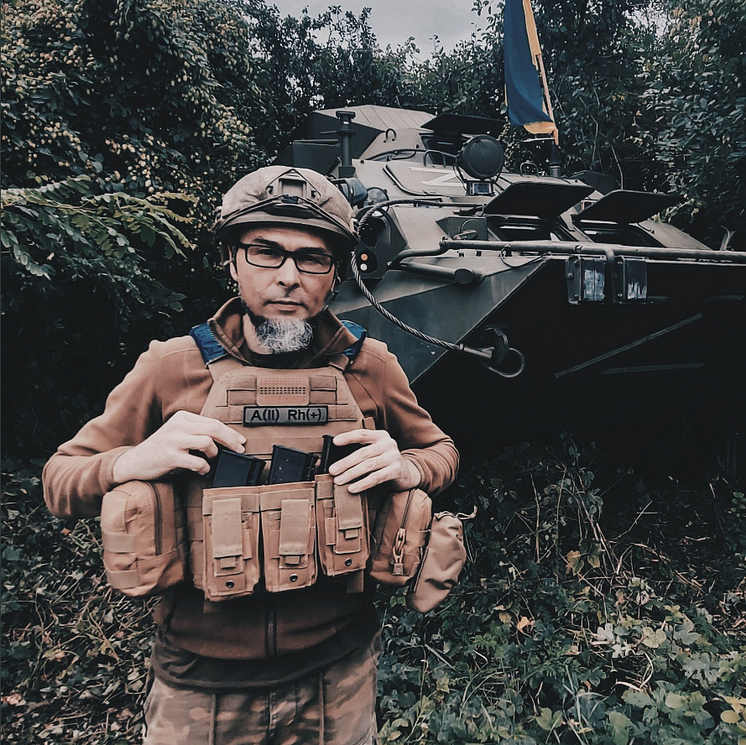 Rysk tank erövrad av Ingvar och ukrainska soldater 