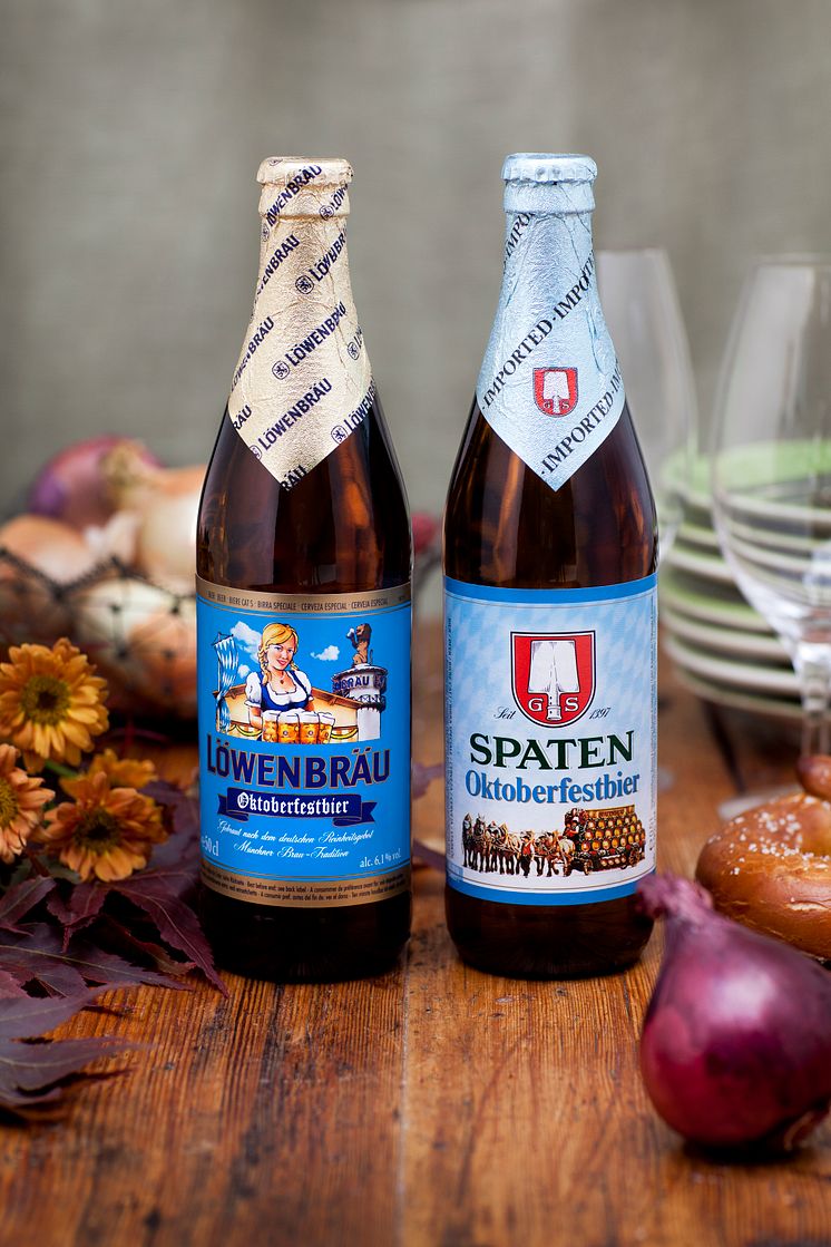 Löwenbräu och Spaten Oktoberfestbier