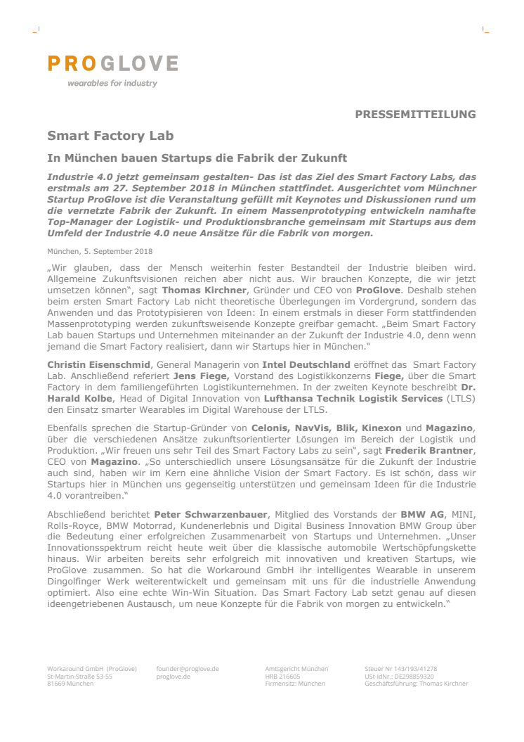 Smart Factory Lab