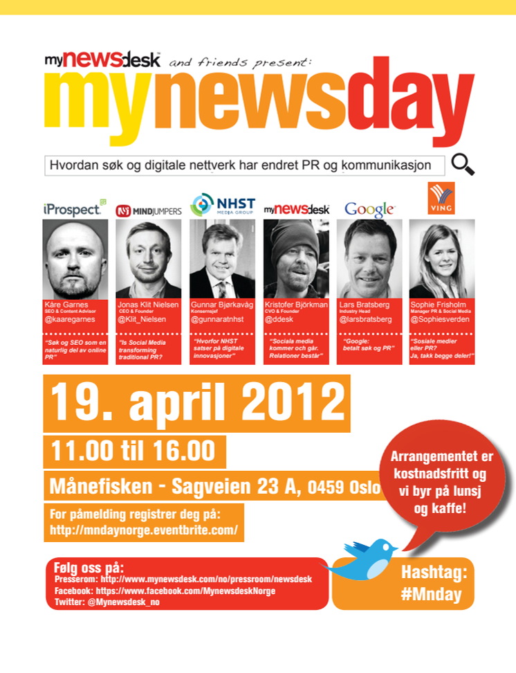 Velkommen til Mynewsday!